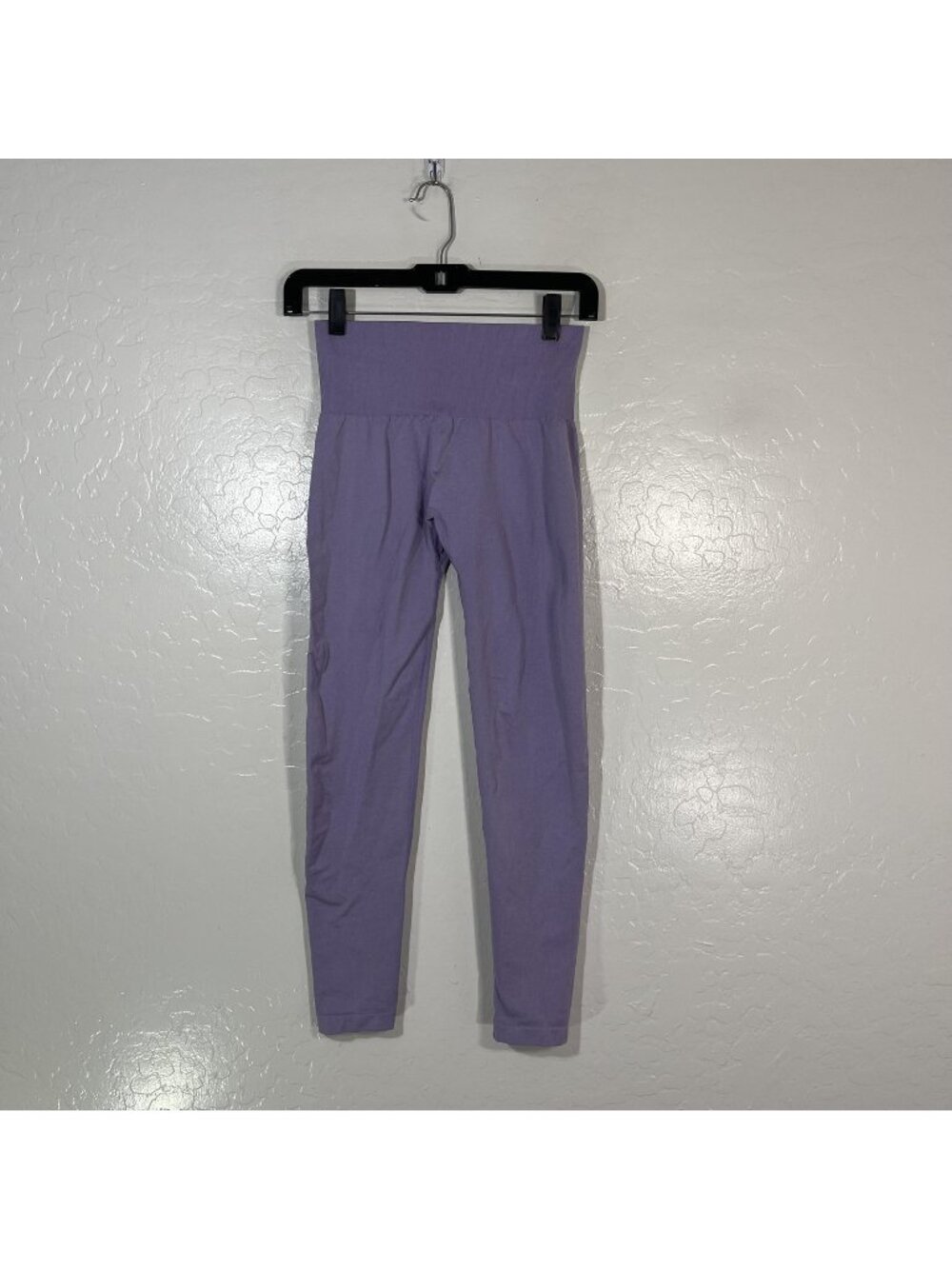 NVGTN Leggings Womens S Purple High Rise Ankle Seamless Yoga Pants Gym Athletic